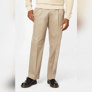 Dockers Signature Khakis Pleated Relaxed Fit Mens 34x30